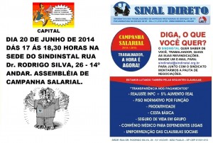 CAMPANHA SALARIAL - 2014 - 2015 - capital